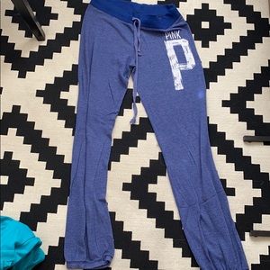 PINK blue women’s joggers size M